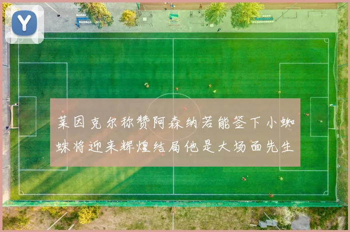 莱因克尔称赞阿森纳若能签下小蜘蛛将迎来辉煌结局他是大场面先生的最佳人选